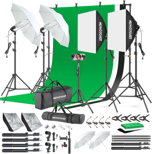 Photography softboxes kit with - kit,