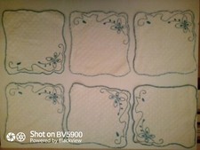 IDEA CASA - CUCINA - SET PRESINE - 6 PEZZI - VINTAGE - FATTO A MANO