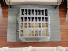 Set Scacchi in Marmo Nero e