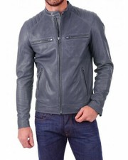 Giacca uomo vera pelle di