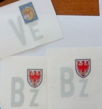 Sigla targa Rifrangente MOTO