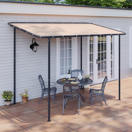 10x6 lean gazebo outdoor - to,