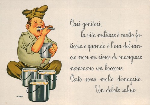 Cartolina militare esercito - cartolina,