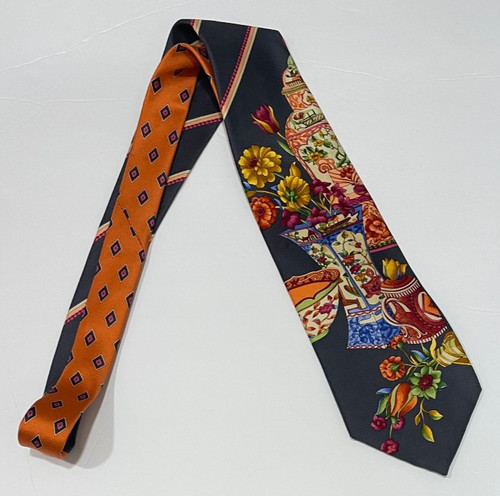 Cravatta seta vintage leonard - cravatta,