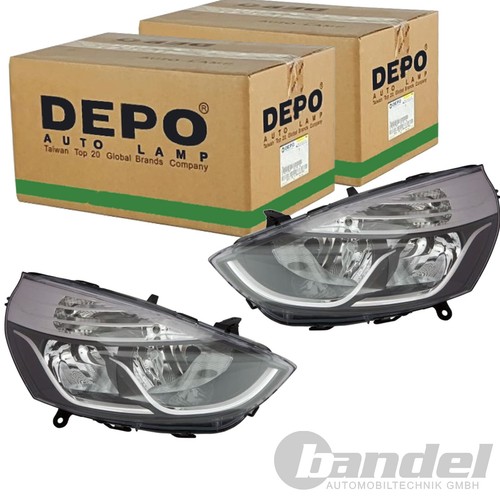 Depo fari alogeni set - depo,