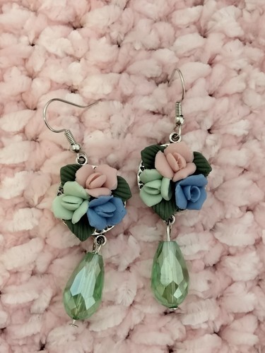 Orecchini donna con - fiori, in