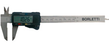 Calibro elettronico digitale acciaio inox corsoio Borletti extra preciso mm 150