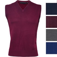 Gilet Uomo Smanicato In Lana