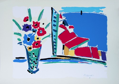 Sante monachesi serigrafia - monachesi,