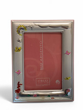 NUOVO Cornice Portafoto Argento Retro Legno Rosa 9x12cm Design Elegante Casa