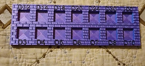 Vassoio dadi dungeon crawl - dadi,
