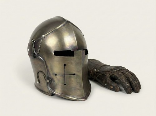 Full face barbuta - full-face, helmet
