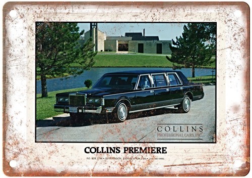 Insegna vintage 1988 collins - insegna,