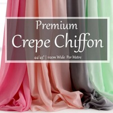 Abito Chiffon Crepe Tessuto