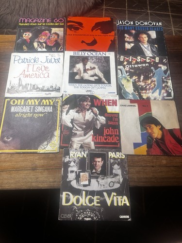 Lot 100 vinyles tours - vinyles, 45
