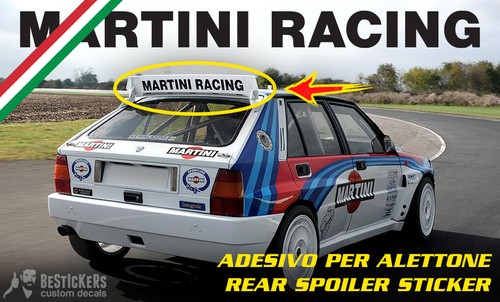 Adesivo martini racing lancia - adesivo,