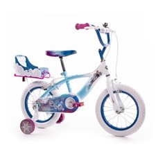 Bicicletta da Bambina Frozen Ruota 14 Pollici Bici Bimba con Rotelle Freni