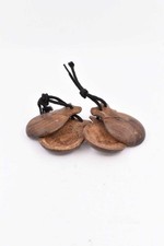 Coppia Di Nacchere In Legno