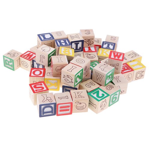 Blocchi cubi stampati con - blocchi, di