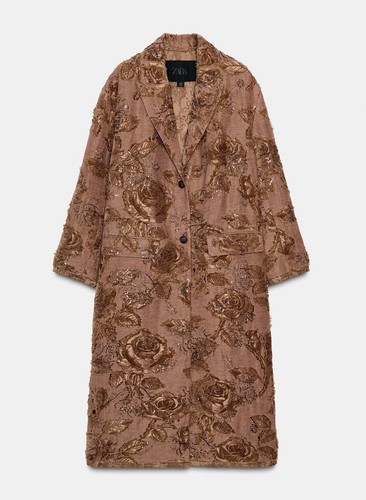 Zara mantel kimono oro - zara,