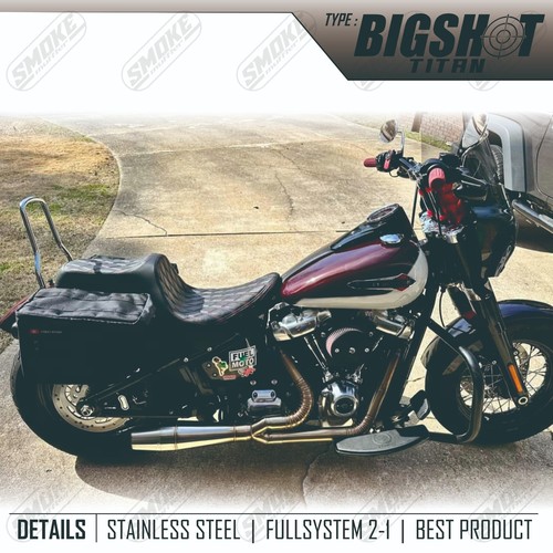 Scarico custom fit per - per, harley
