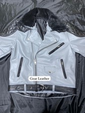 Giacca uomo vera mucca pelle