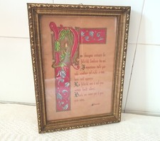 Quadretto antico con cornice e