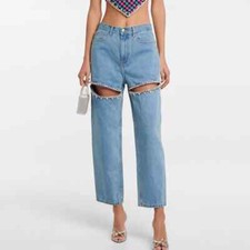 Pantaloni jeans strappati - pantaloni,