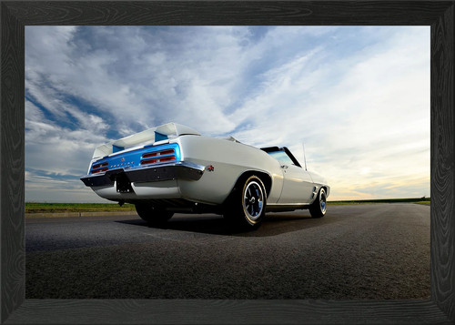 Muscle car pontiac framed wall - car,