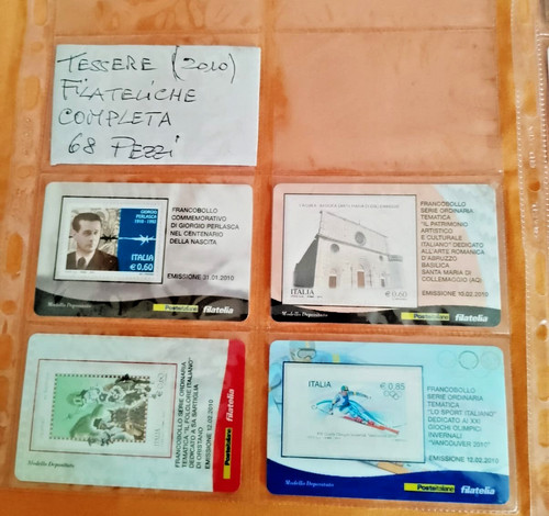 Tessere filateliche 2010 - ",