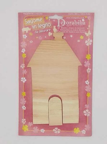 Sagoma legno casetta alta