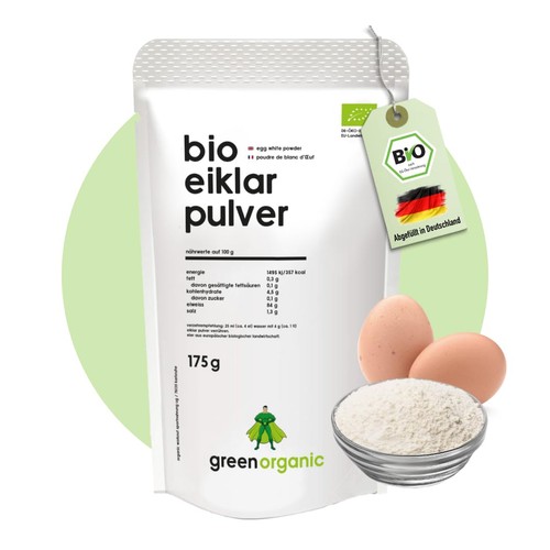 Greenorganic polvere di uovo - -,
