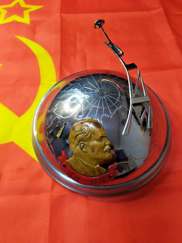 Mappamondo sputnik vintage - mappamondo,