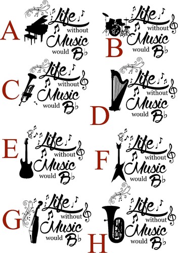 Life without music sarebbe - music, b