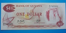 BANCONOTE 1-10-20 DOLLARI GUYANA UNCIRCULATED   RARA COMPRA SUBITO