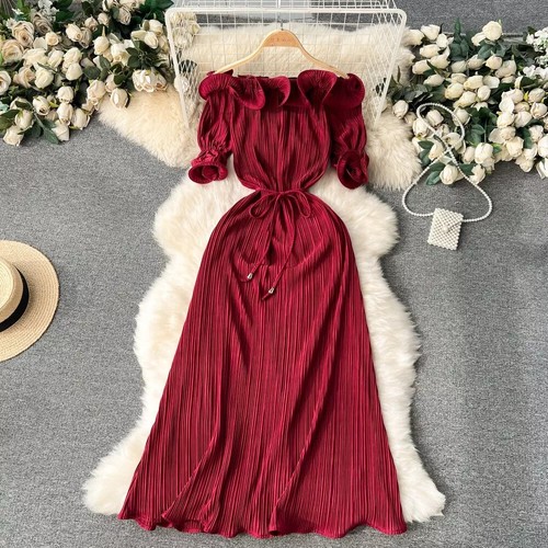 Vestito abito elegante lungo - abito,