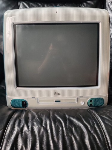 Apple imac vintage blu teal - apple,