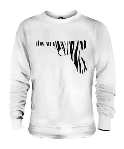 Zebra pistola unisex maglione - zebra,