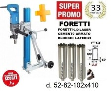 baier unita' di carotaggio bdb 825 + BST 200 e kit foretti d. 52-82-102 x 410
