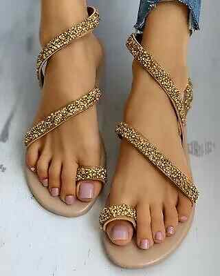 Eleganti sandali comodi oro - comodi,