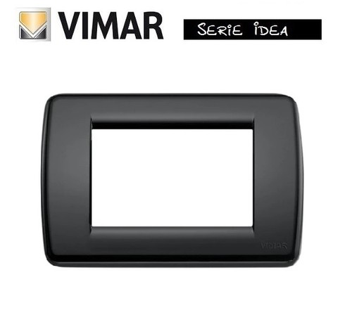 Placca rondo posti nero - rondo,