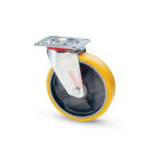 Avo RUOTA GIREVOLE PER CARRELLI POLIURETANO mm.200