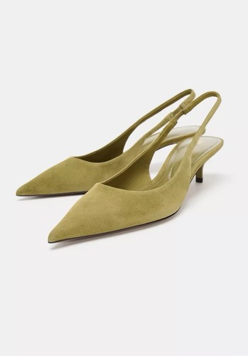 Tacchi zara camoscio verde - tacchi,