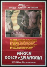 AFRICA DOLCE SELVAGGIA Manifesto Film 2F Poster Originale Cinema CASTIGLIONI