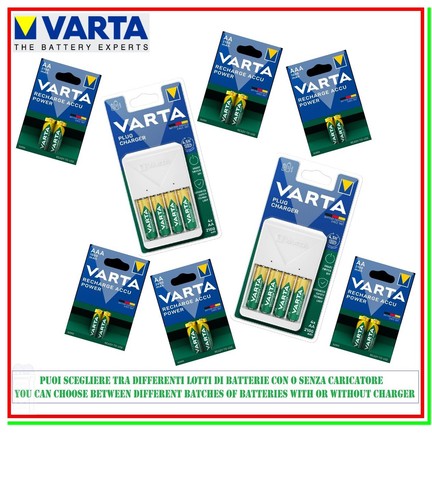 Varta caricabatterie pile - &,