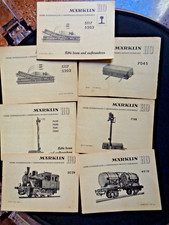 Trenini. Marklin HO, lotto libretti istruzione ANNI 50-60, ottimo stato.