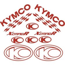 SET COMPLETO ADESIVI ROSSO FOR