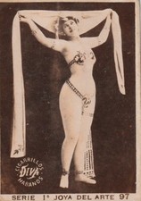 A7 - Figurina Cartonata Cigarrillos Habanos Diva Serie 1° Joya dell'arte 97