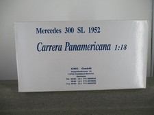 Carrera Panamericana 1:18 M-023 Mercedes 300 SL 1952 in confezione originale