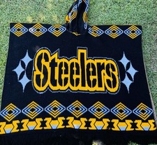 Poncho Steelers lana alpaca